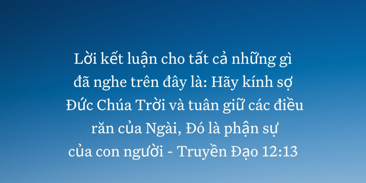 Truyền Đạo 12:13